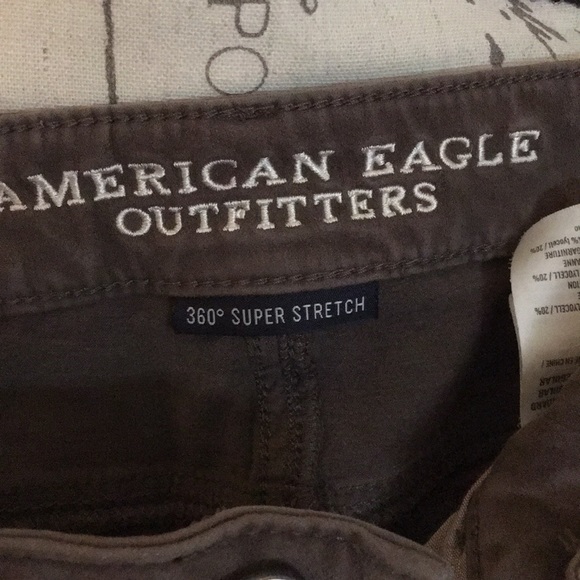 Olive color jeans size4 - Picture 3 of 4